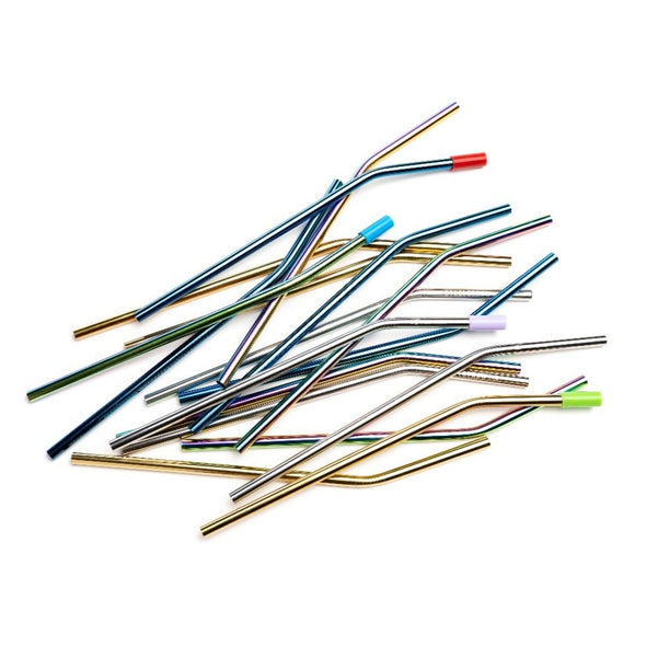 Bulk Curved Metal Straws